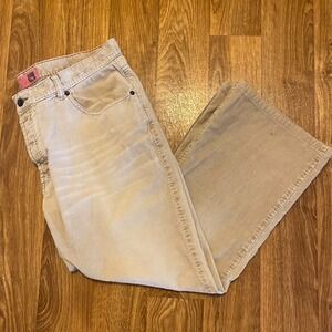 Vintage Mossimo Corduroy Pants Men 38 Beige Stretch‎